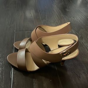 Michael Kors Leather Heels. In excellent condition, only worn once.